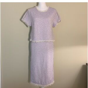 Rebecca Taylor Tweed Set- Skirt + Top - Sz. 8- Great condition!